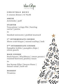 Christmas Menu