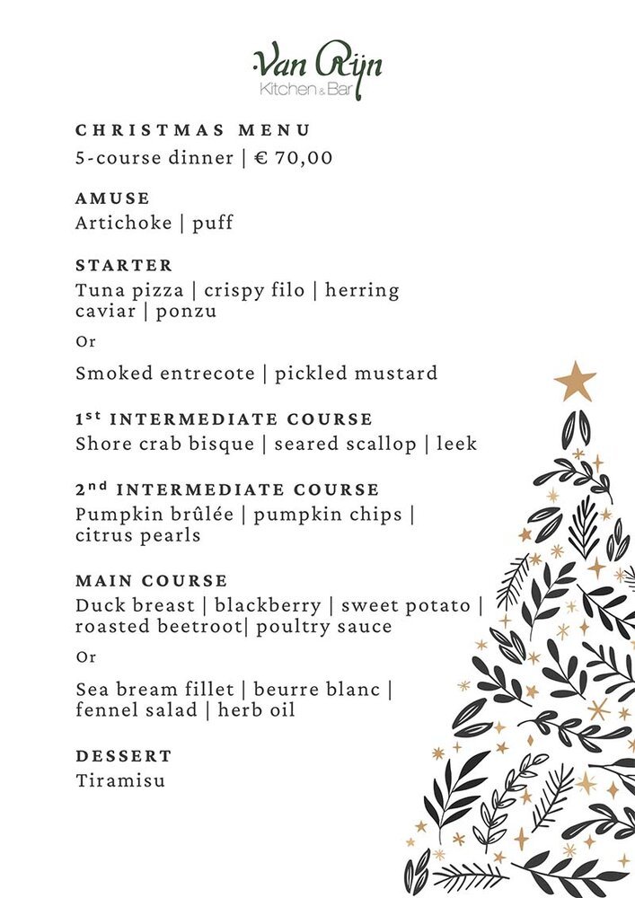 Christmas Menu